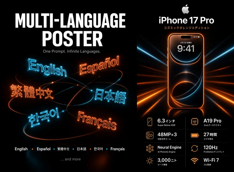 Multi-language Poster