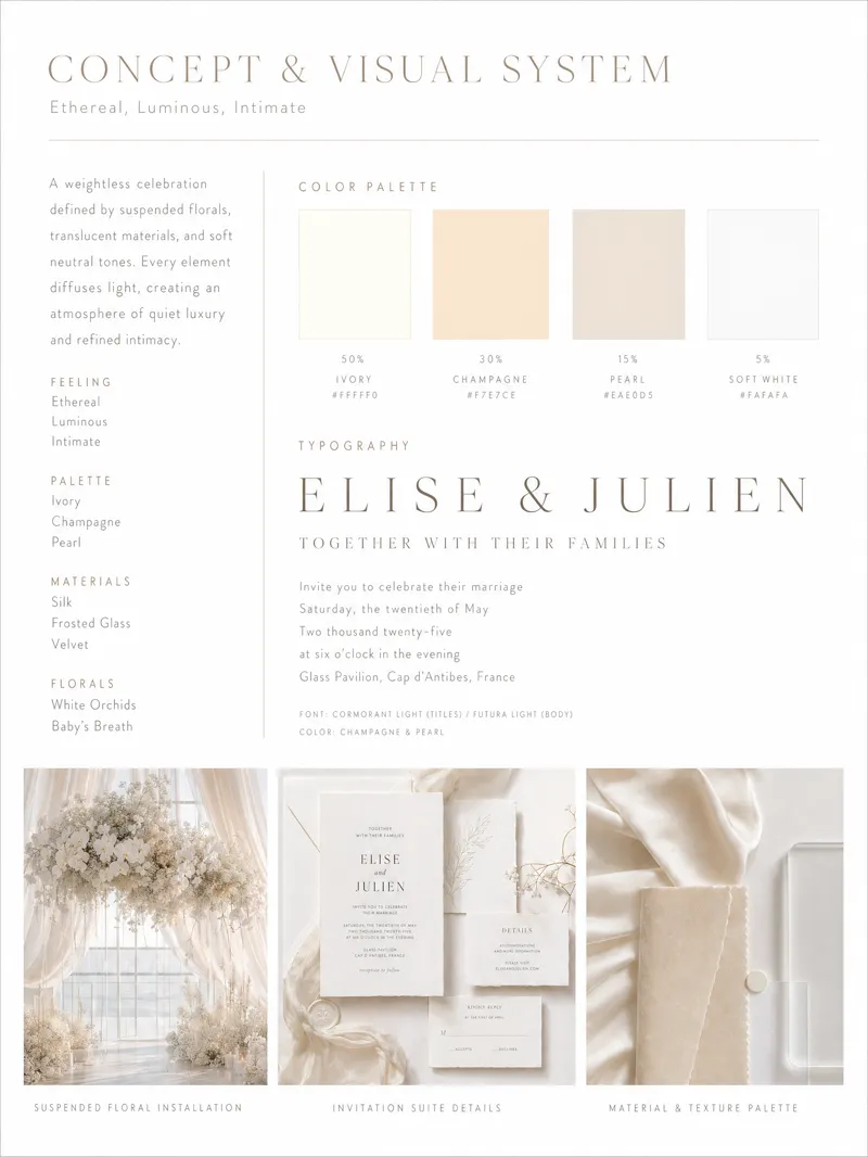 Ethereal: A Wedding Design Study